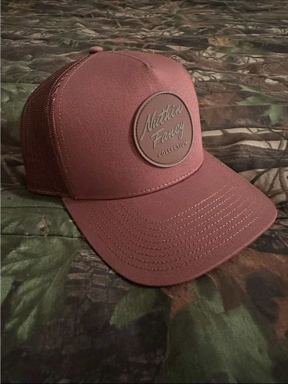 Nuthin Fancy Men's Trucker Cap - Dusty Rose